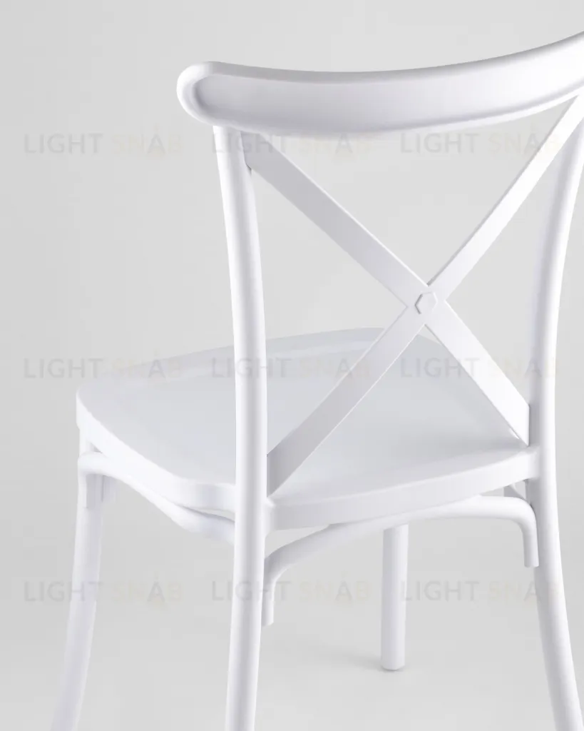 Стул Кроссбэк пластиковый белый УТ000001848