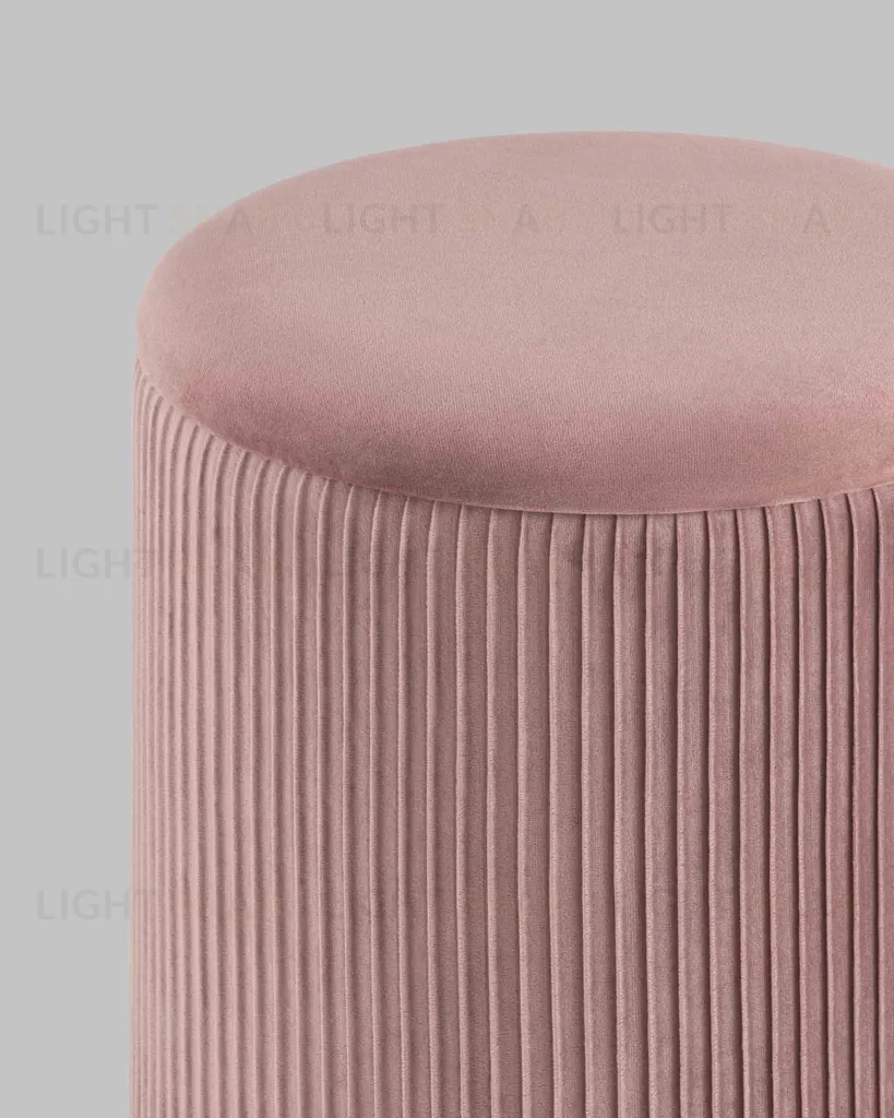 Пуф Шарлотта с ящиком велюр розовый УТ000025558