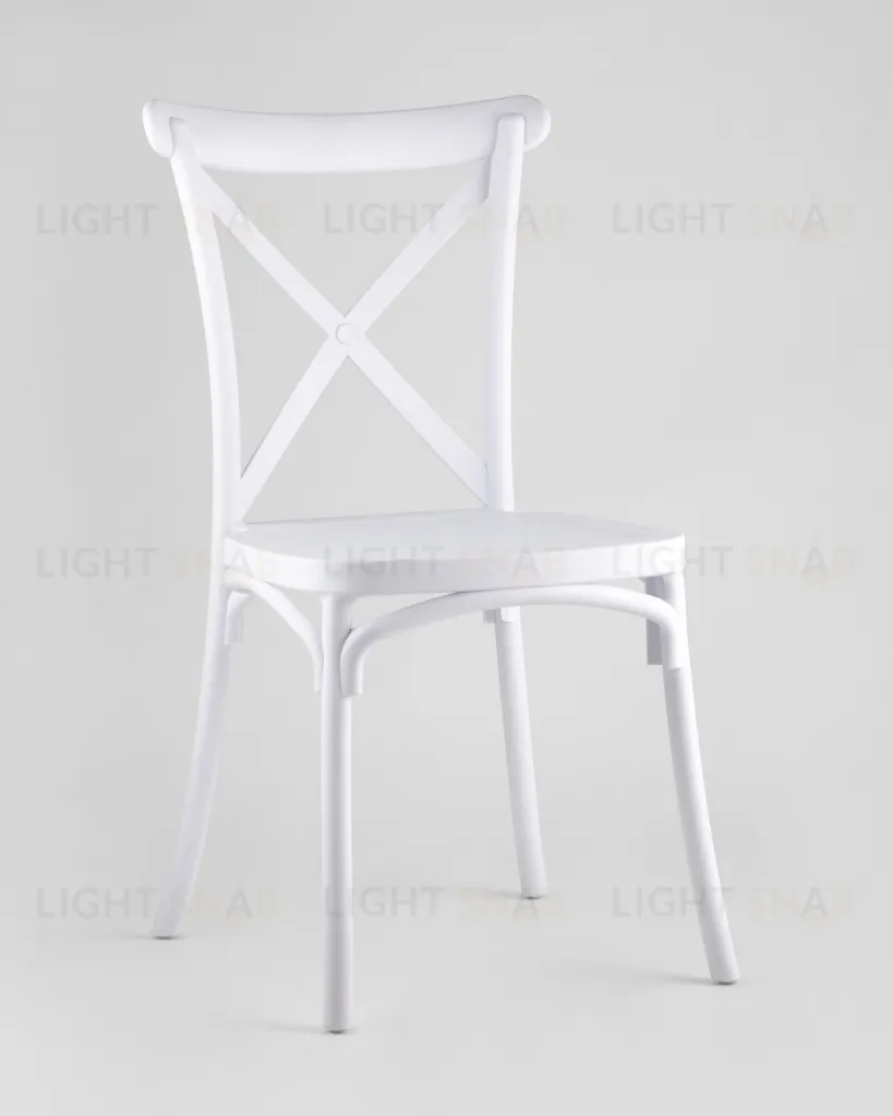 Стул Кроссбэк пластиковый белый УТ000001848