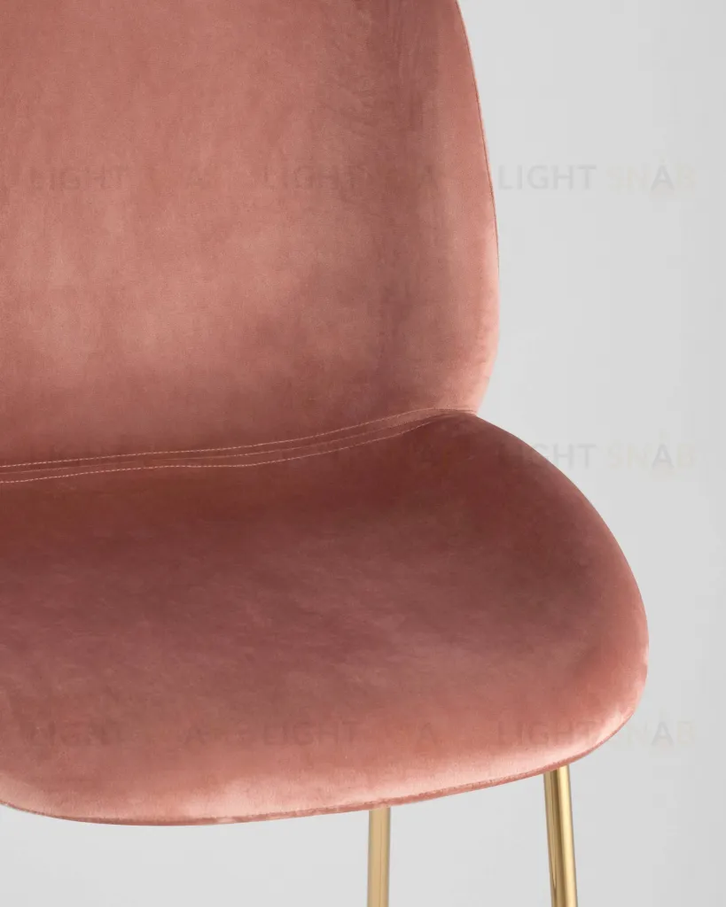 Стул барный Beetle со спинкой пудровый УТ000001769