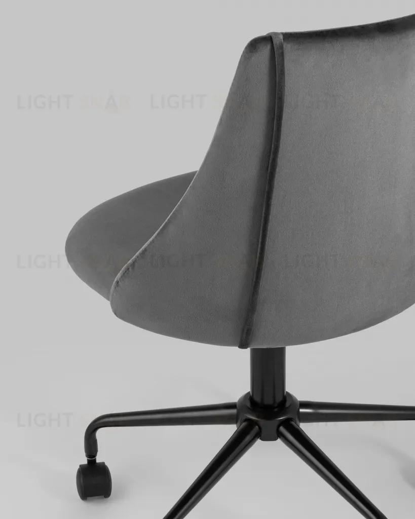 Кресло компьютерное Сиана велюр серый УТ000005616