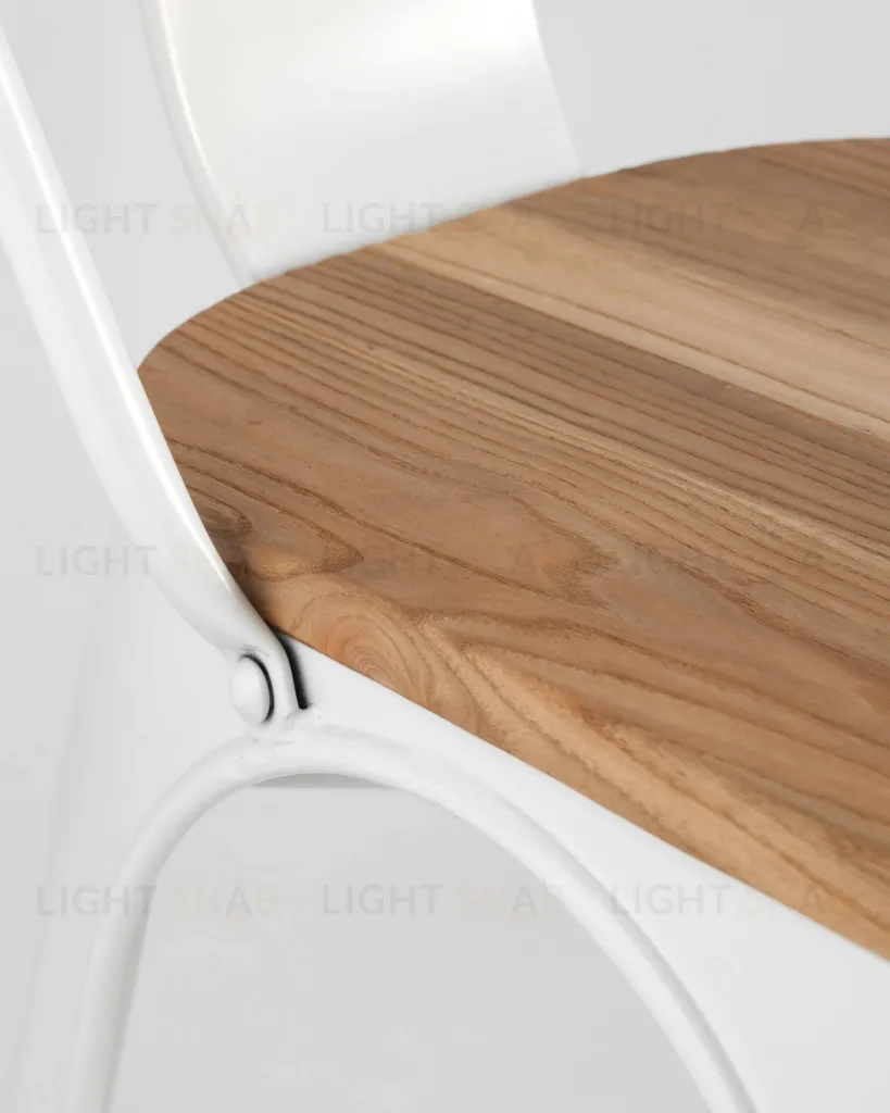 Стул TOLIX WOOD белый глянцевый УТ000001859