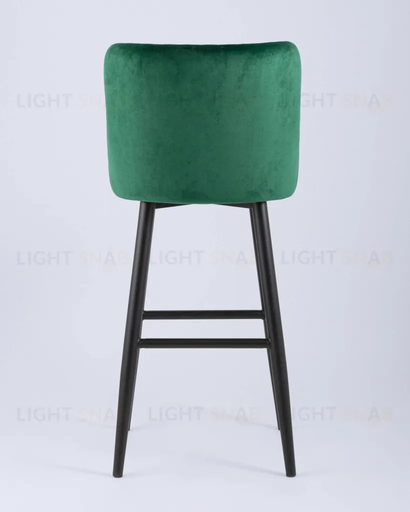 Стул барный Ститч велюр изумрудный УТ000002263