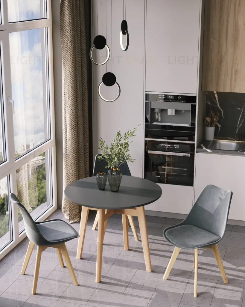 Стул FRANKFURT велюр серый УТ000003739