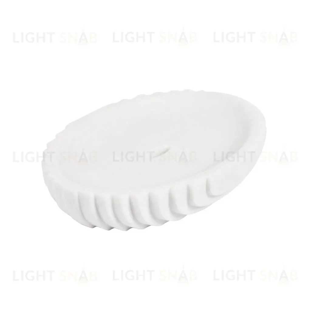 Мыльница из белого искусственного камня Ateneas 109592