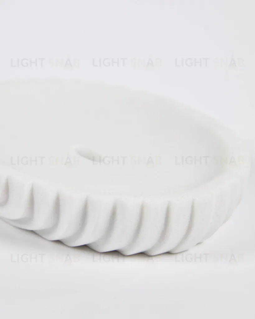 Мыльница из белого искусственного камня Ateneas 109592