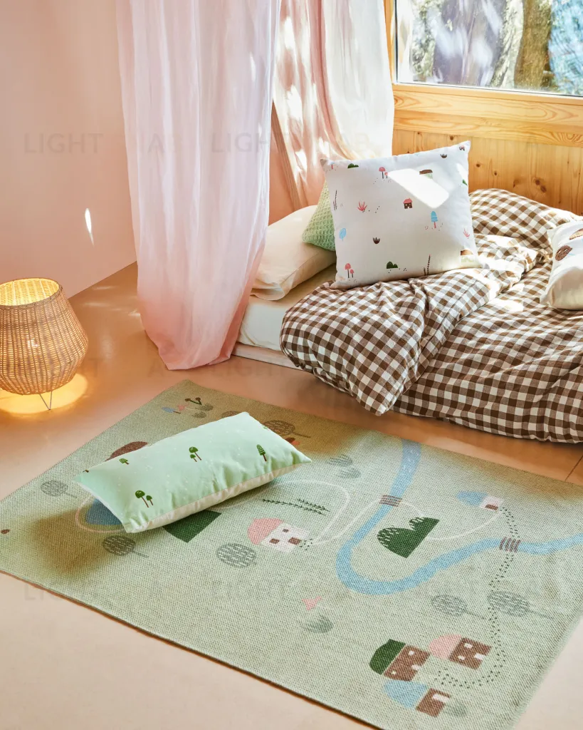 Чехол для подушки из 100% хлопка Llaru зеленого цвета 30 x 50 см 108287