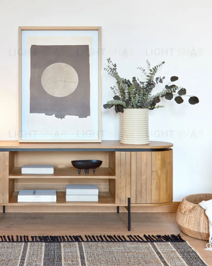 Картина Naira с черным кругом 60 х 90 см 108038