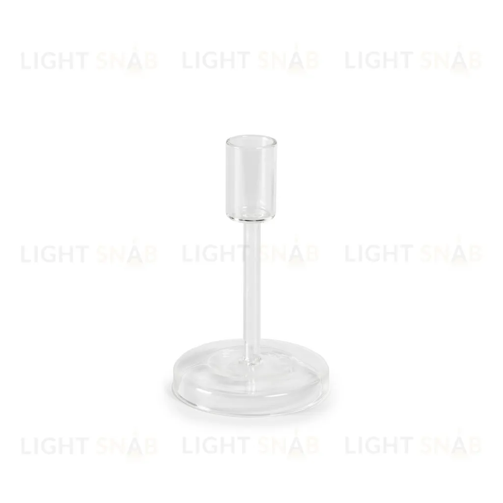 Zulma Маленький подсвечник из прозрачного стекла 147893