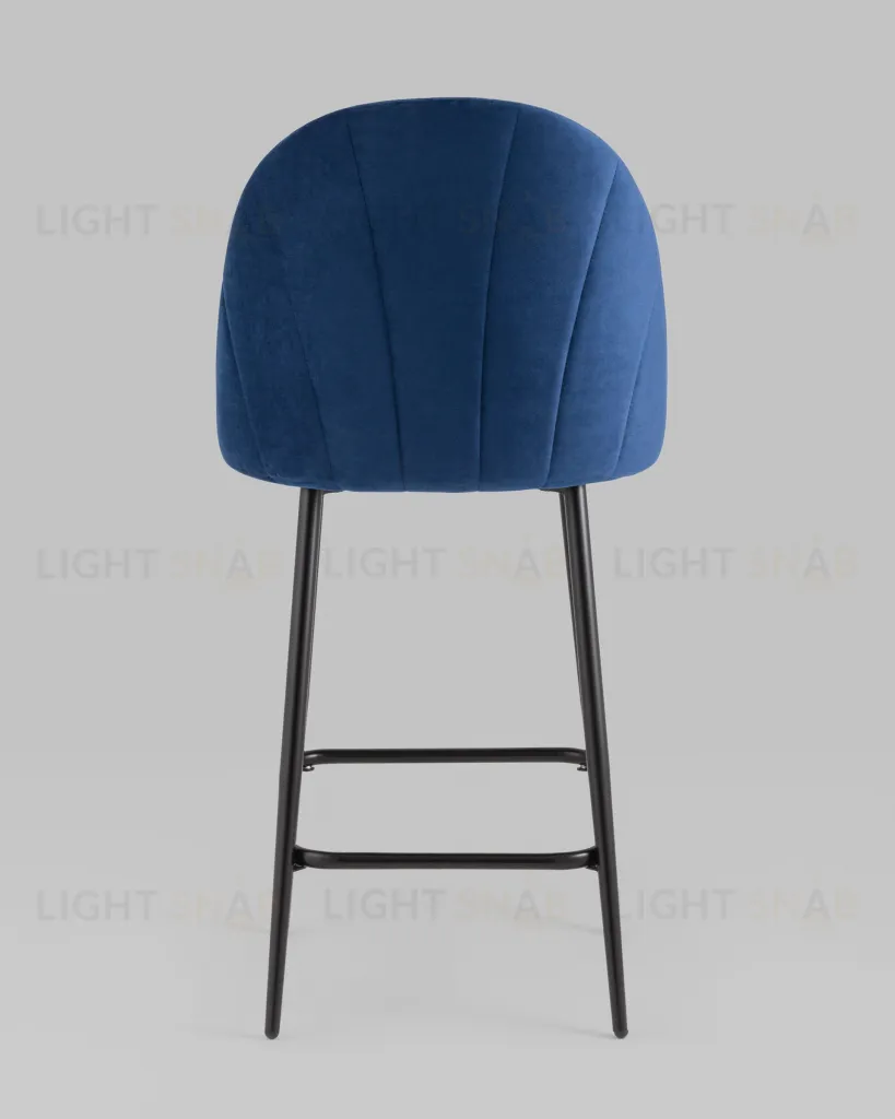 Стул полубарный Логан SN велюр синий УТ000042214