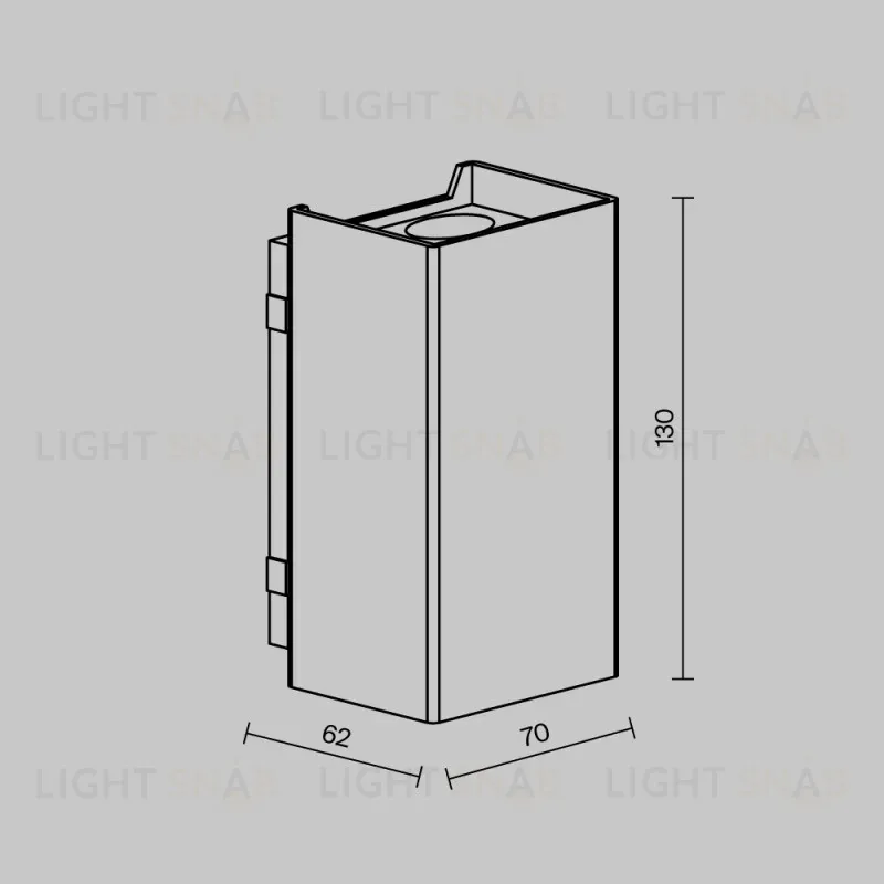 Светильник настенный Maytoni O505WL-L3B3K 