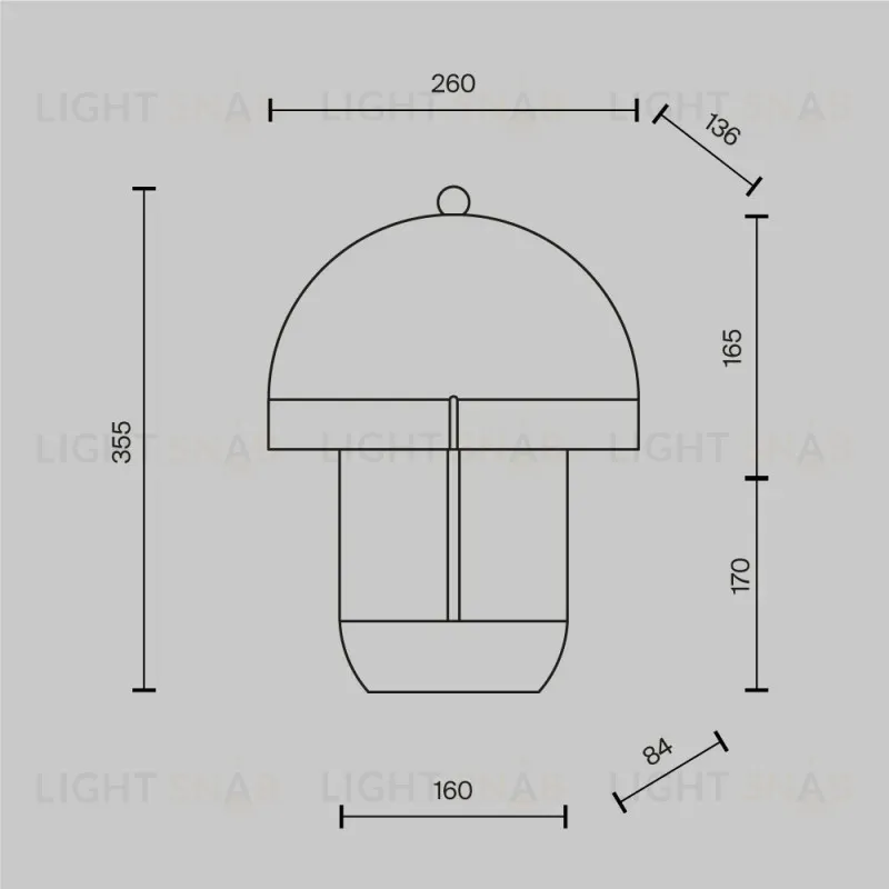 Настольная лампа Maytoni MOD479TL-L14W3K 