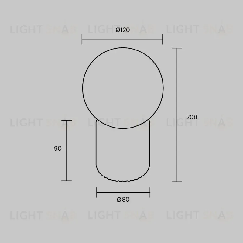 Настольная лампа Maytoni MOD404RL-L3BG3K 