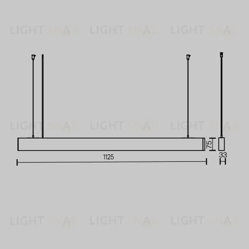 Линейный светильник Maytoni P051PL-36W2.7-6K-W 