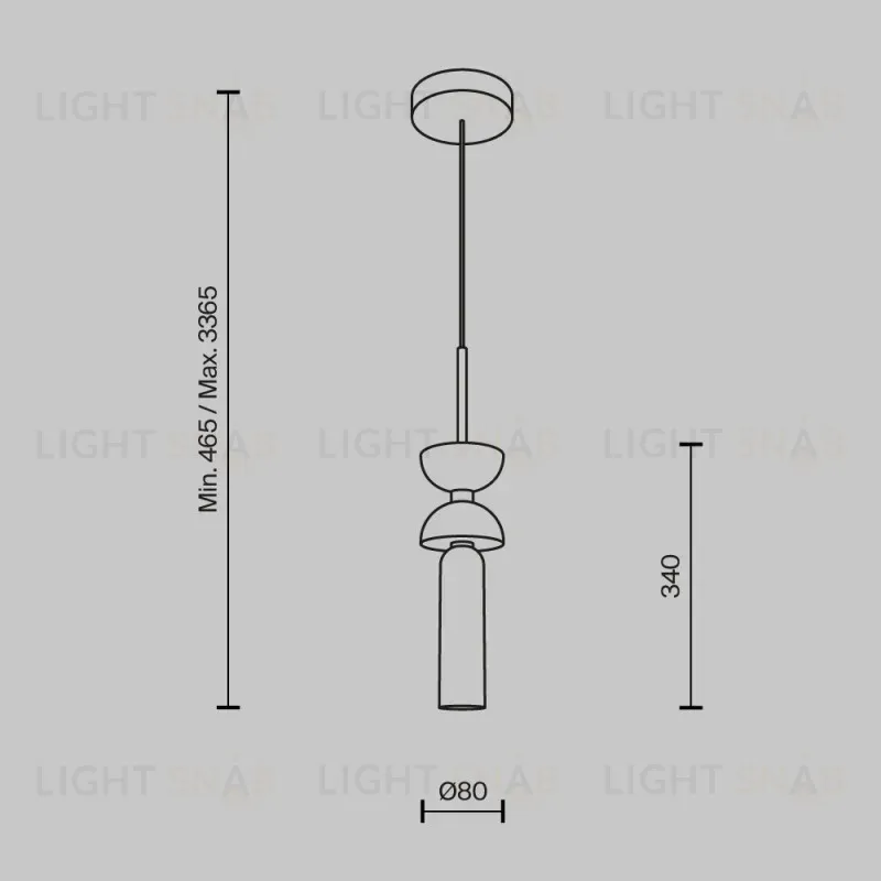Подвесной светильник Maytoni MOD178PL-01GR MOD178PL-01GR