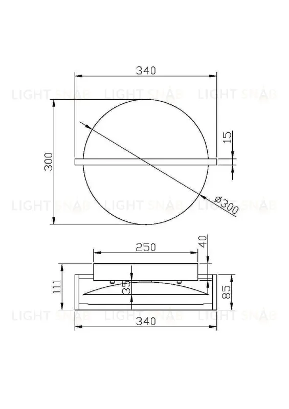 Бра Maytoni MOD279WL-L14B3K MOD279WL-L14B3K