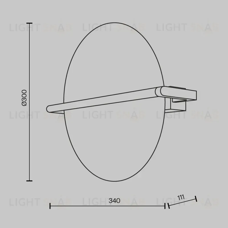 Бра Maytoni MOD279WL-L14B3K MOD279WL-L14B3K