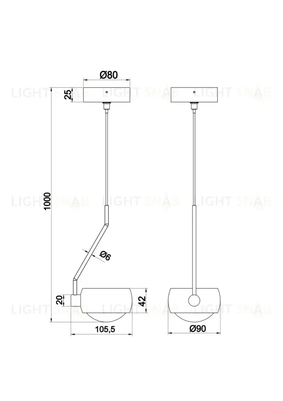 Подвесной светильник Maytoni MOD072PL-L8W3K MOD072PL-L8W3K