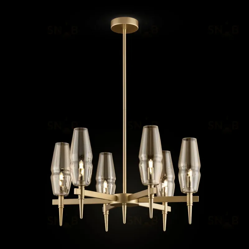 Люстра на штанге Maytoni H002PL-06G H002PL-06G