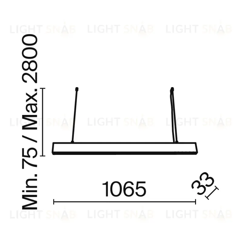 Линейный светильник Maytoni P050PL-L40B4K P050PL-L40B4K