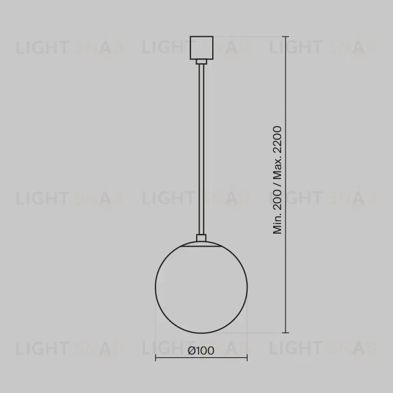 Подвесной светильник Maytoni P039PL-5W3K-10-B P039PL-5W3K-10-B