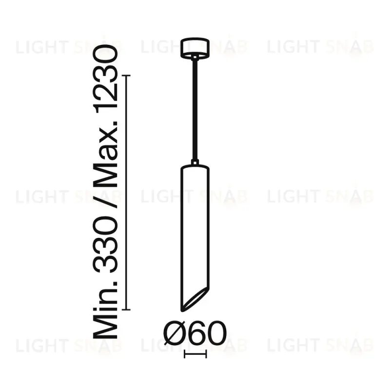 Подвесной светильник Maytoni P044PL-01-30GU10-B P044PL-01-30GU10-B