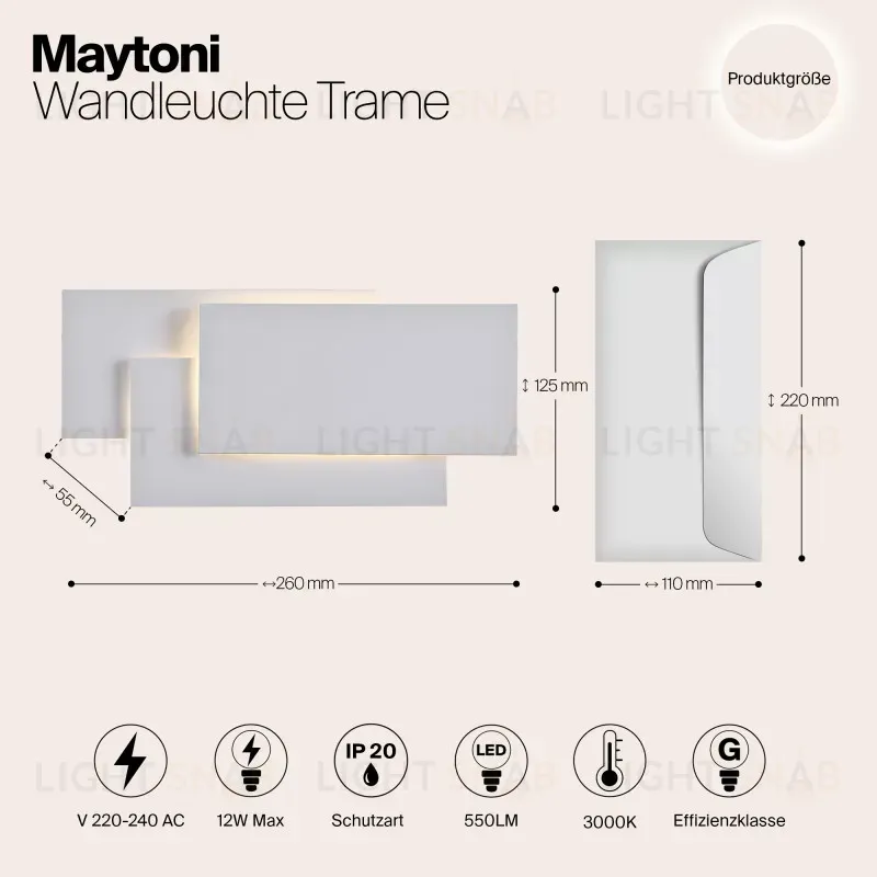Бра Maytoni C804WL-L12W C804WL-L12W
