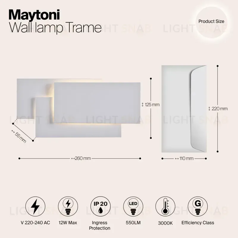 Бра Maytoni C804WL-L12W C804WL-L12W