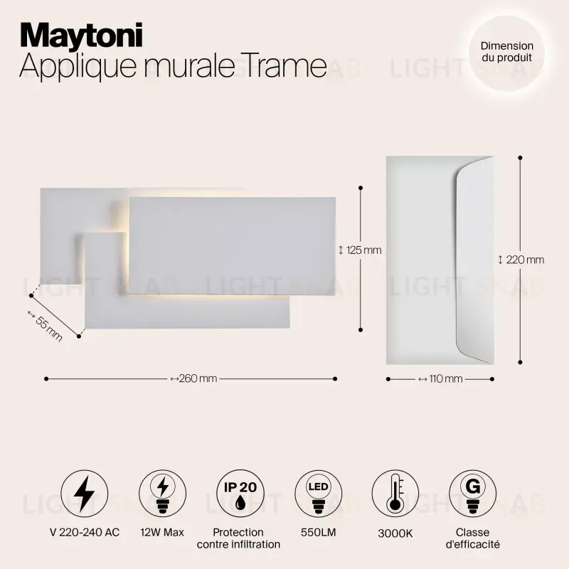 Бра Maytoni C804WL-L12W C804WL-L12W