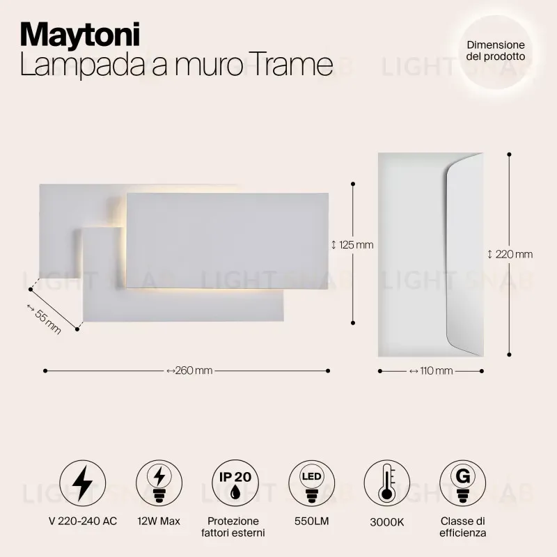 Бра Maytoni C804WL-L12W C804WL-L12W