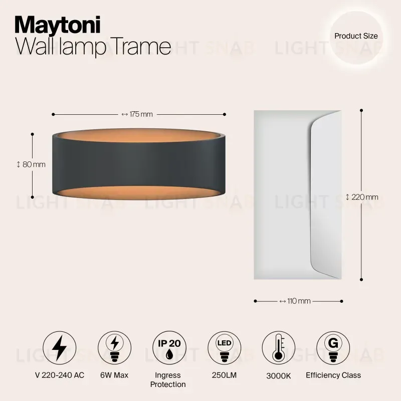 Бра Maytoni C806WL-L5B C806WL-L5B