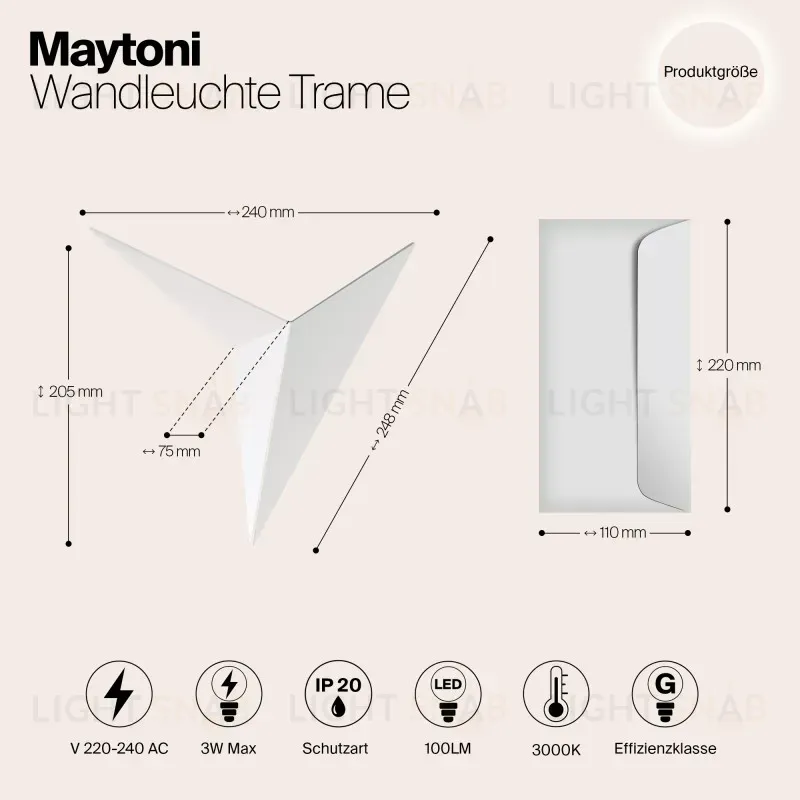 Бра Maytoni C808WL-L3W C808WL-L3W
