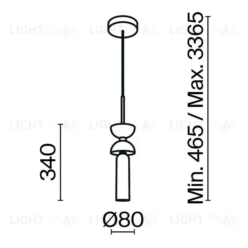 Подвесной светильник Maytoni MOD178PL-01B MOD178PL-01B