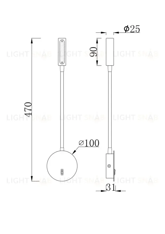 Бра Maytoni C035WL-L3W3K C035WL-L3W3K