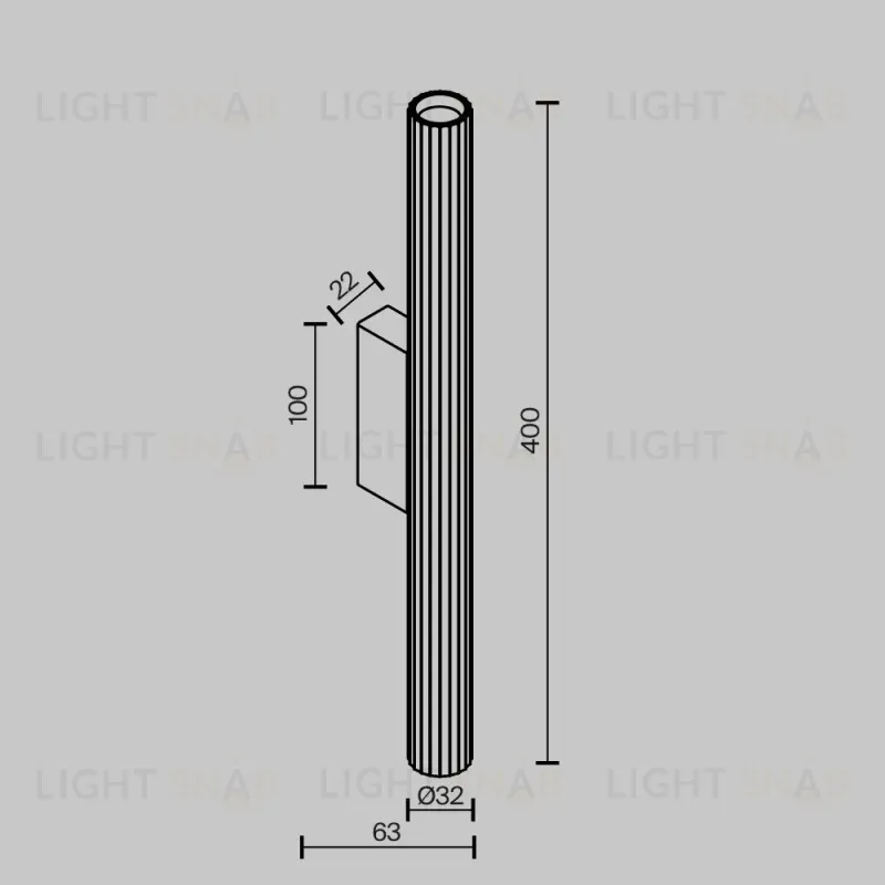 Бра Maytoni C082WL-12W2.7K-B 