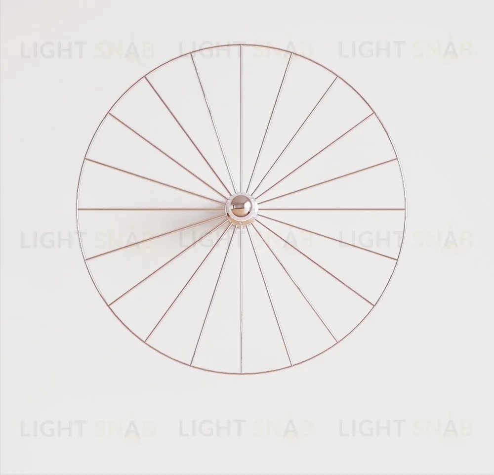 Плафон для бра Wheel d90 Хром 193379