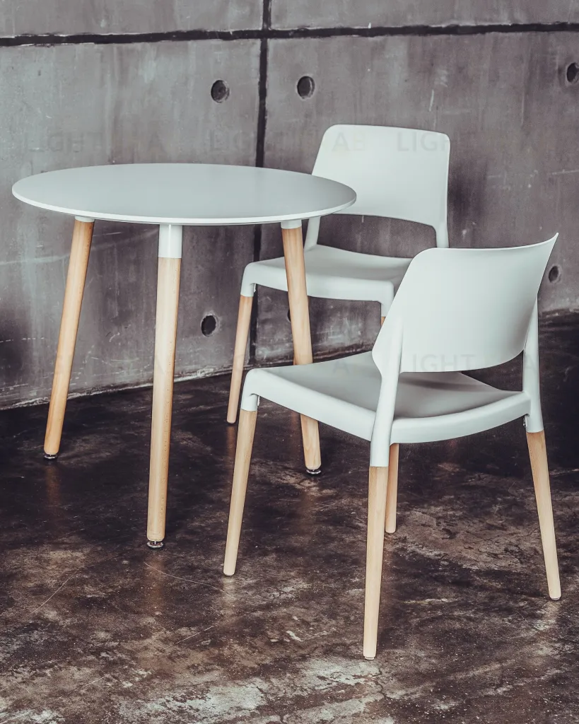 Стол круглый EAMES DST NEW D80 белый УТ000039064