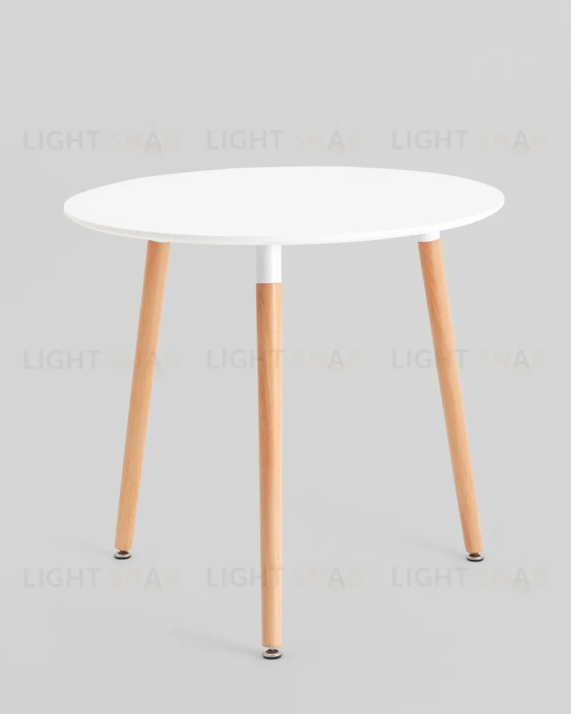 Стол круглый EAMES DST NEW D80 белый УТ000039064
