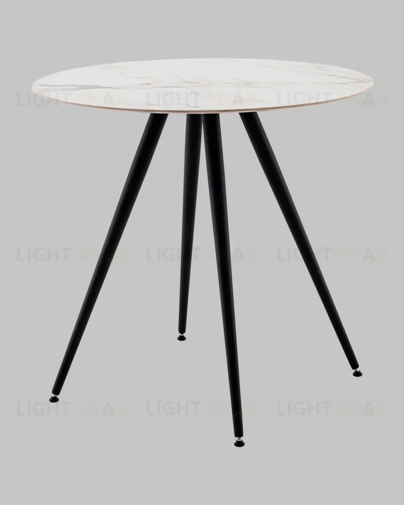 Стол Ники круглый столешница керамика Ice Jade 800 УТ000041256