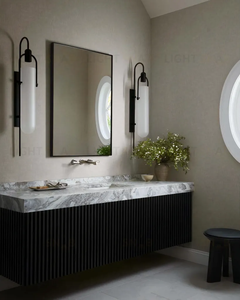 Зеркало в чёрной раме "Ноулз" LHDWM8531ZYH-black