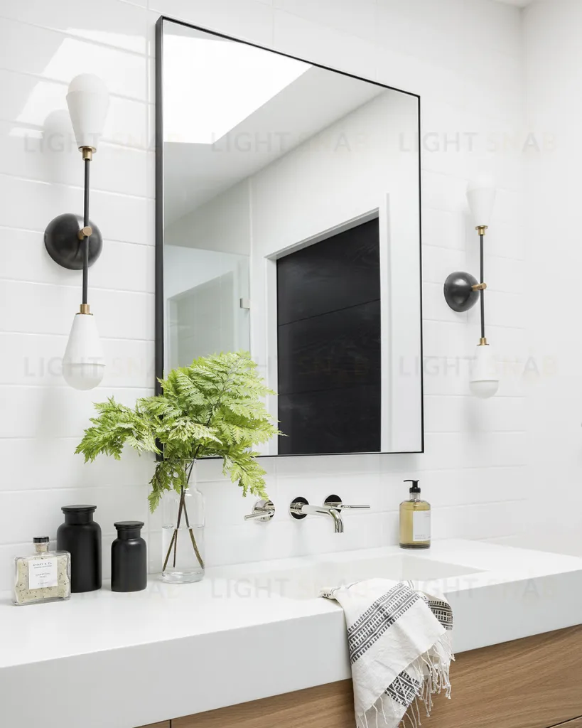 Зеркало в чёрной раме "Ноулз" LHDWM8531ZYH-black