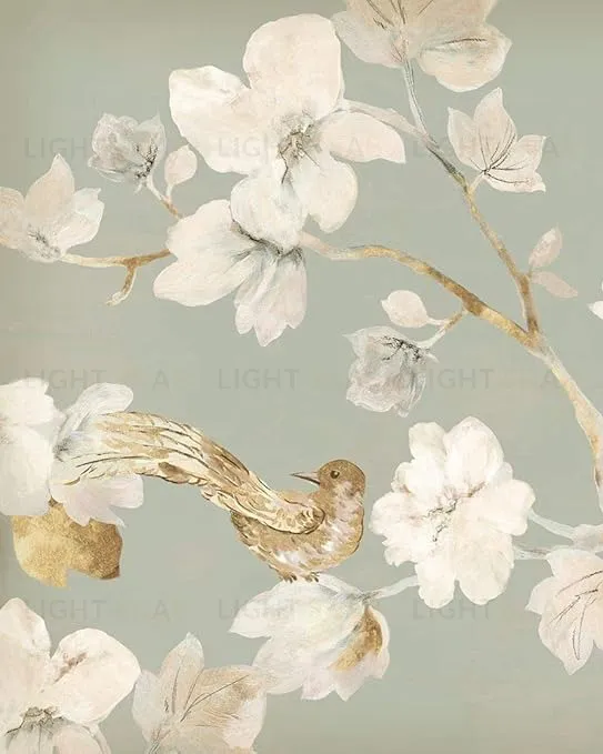 Постер в раме "Birds and flowers - II" 23P0027