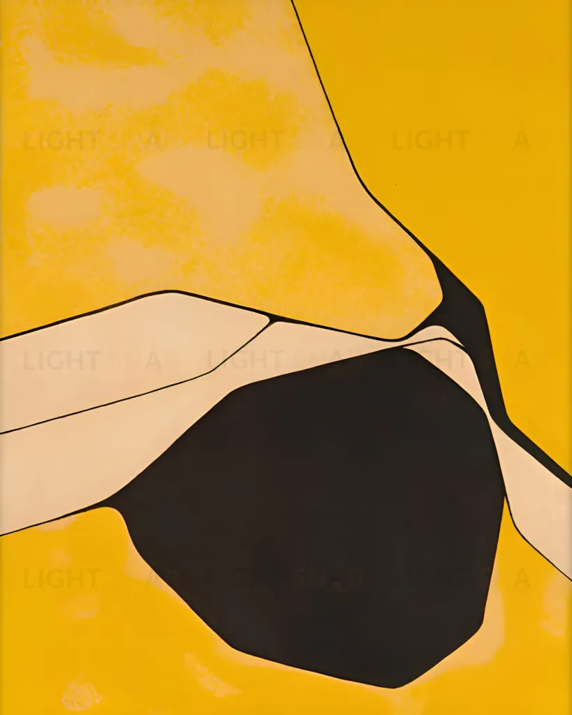 Интерьерный постер "Orange et noir" PP230208
