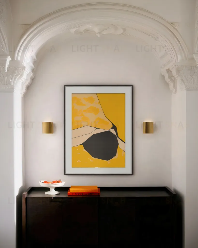 Интерьерный постер "Orange et noir" PP230208