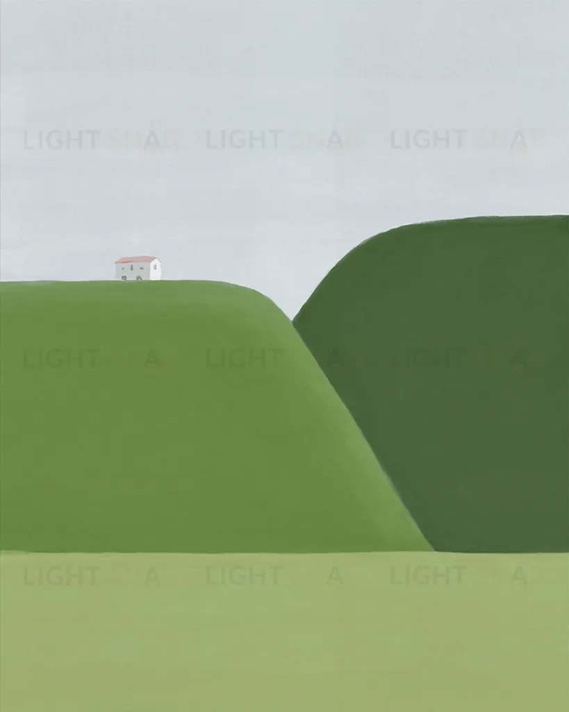 Интерьерное жикле "House on a hill" DZ24042204