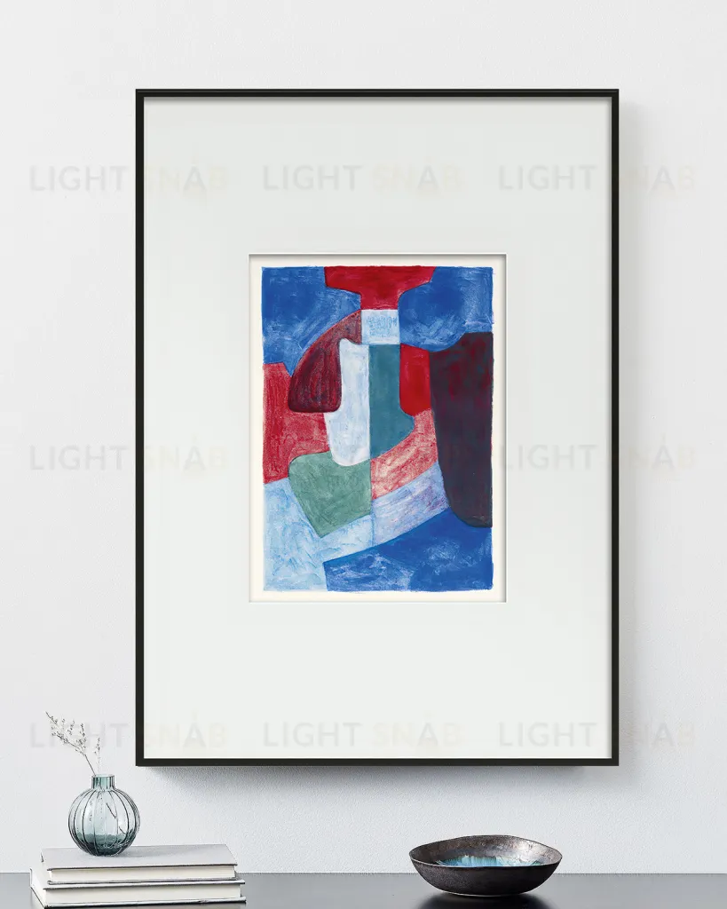 Интерьерное жикле "Bleue, verte et rouge" PP230352