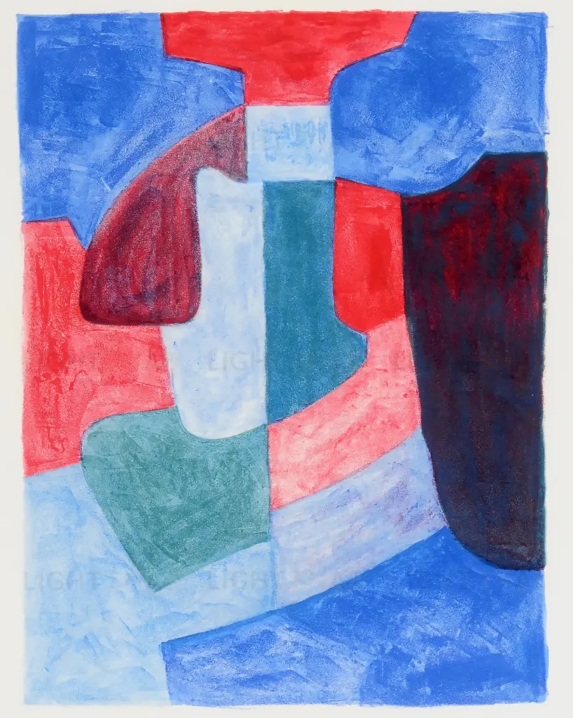 Интерьерное жикле "Bleue, verte et rouge" PP230352