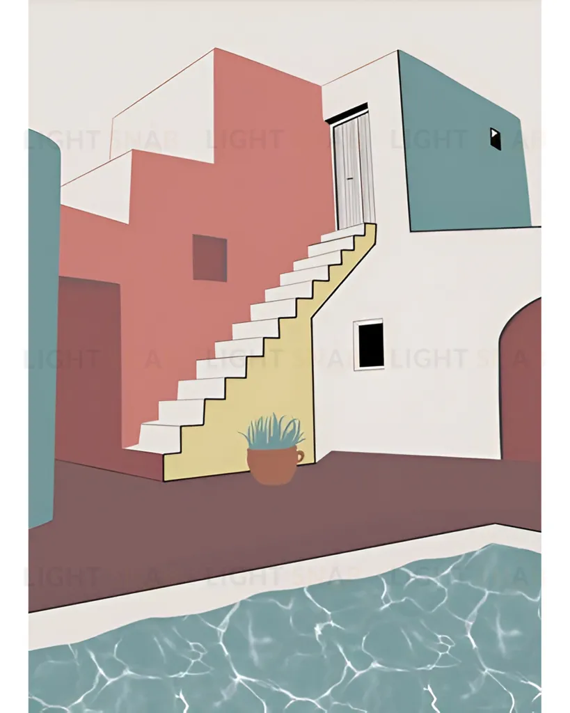 Интерьерный постер "Santorini" PP230362