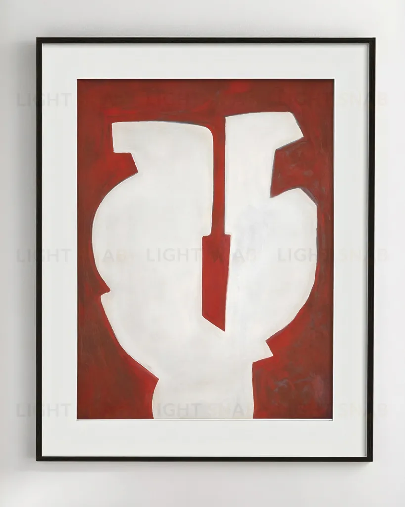 Интерьерное жикле "Composition in red" PP230206