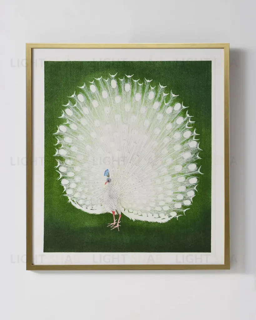 Интерьерный постер "White Peacock" DPP460924VHS